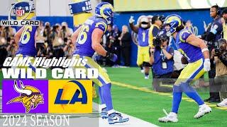 Los Angeles Rams Vs. Minnesota Vikings FULL GAME Highlights | WILDCARD NFL 2024 Season