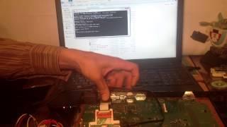 Solderless NAND ps3 downgrade hardware demonstration - T Flasher