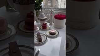 #laduree #lenox #dessert #desserts #acupofcoffee #luxurydining #dinnerware #coffee #roses #teatime