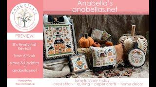 Needlework Marketplace Reveal #1 ~ It's Finally Fall! Lot's of new cross stitch & quilting arrivals!