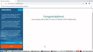 Completed RPA Challenge within 1.6 Seconds using Robot Framework