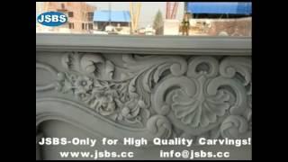 Cheap stone decorative TV Stand marble fireplace frame factory