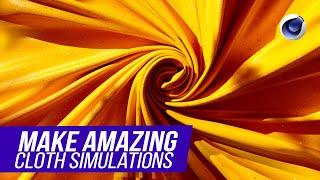 Create Dynamic Twisting Cloth Simulations in Cinema 4D