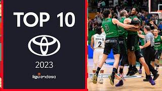 Top10 Toyota 2023: Las mejores jugadas para un Feliz 2024 | Liga Endesa 2023-24