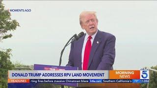 Trump addresses Rancho Palos Verdes land movement crisis