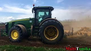 John Deere 8370r + Busa FKM 8.4 Magágykészítés 2018.