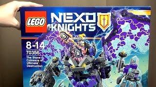 LEGO Nexo Knights 70356 Каменный великан-разрушитель Распаковка набора Лего 2017 Нексо Найтс 4 сезон