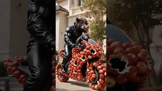 ️Wild Boar Messed with the Wrong Cat!  Cat Dad Steps In, Apple Motorcycle Falls Apart!