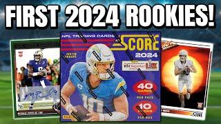 FIRST 2024 NFL ROOKIE CARDS!! | 2024 Panini Score Football Hobby Box Review