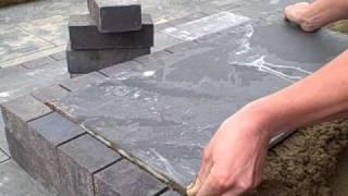 Slate for a patio