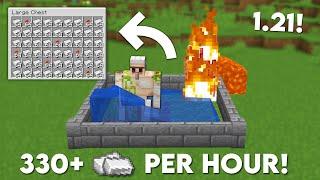 Minecraft 1.21 Easy IRON Farm Tutorial - 330+ Per Hour