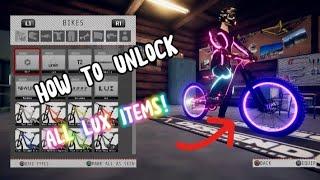 How To Unlock EVERY LUX ITEM In Descenders! 