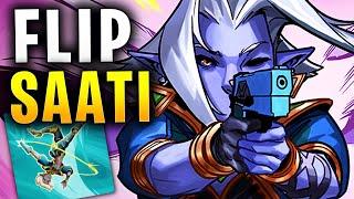 Super Flip Hits HARD! - Paladins Saati Gameplay Build