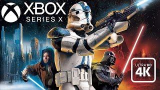 Star Wars Battlefront 2 Xbox Series X Gameplay 2005 Classic 4K