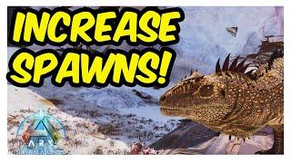 Increase Giga and Carcha Spawns in ASA Extinction!