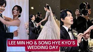 THE MOST AWAITED WEDDING OF LEE MIN HO AND SONG HYE KYO! CONGRATULATIONS