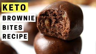 KETO Fat Bombs | Low Carb Brownie Bite Fat Bomb Recipe |  Best Fat Bombs For Keto