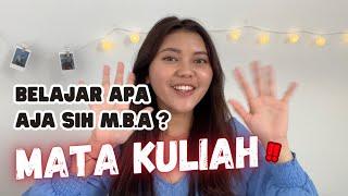 BELAJAR APA AJA M.B.A DI JERMAN? | MATA KULIAH M.B.A | master of business administration