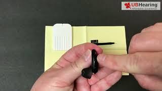 Signia Pure Ax IX 312 Charge&Go Hearing Aids Cleaning