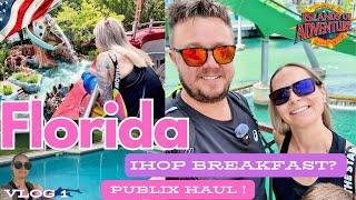 FLORIDA Vlog | Islands of adventure | cheap breakfast ? Publix shopping haul