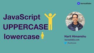 JavaScript String toLowerCase and toUpperCase