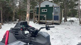 Winter Trailblazing on the 2025 Can-Am Outlander 1000 | Checking on Joey’s Cabin!