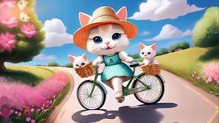 kitty cat song || Nursery Rhymes & Songs for toddlers || cute animals cartoon video||