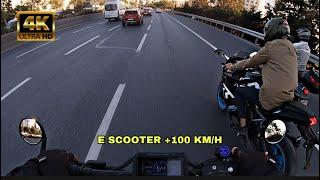 120 km/h E-scooter vs 250 cc motorcycle / Dualtron Thunder 3 (POV RİDE)