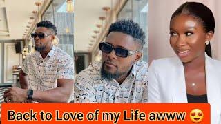 Am back to the love of my life Maurice Sam declares  Sonia Uche blushes #mauricesam #soniauche