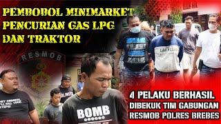 4 PEL*KU CURAT, SPESIALIS BOBOL MINIMARKET, GAS LPG, DAN TRAKTOR BERHASIL DIBEKUKAN TIM GABUNGAN