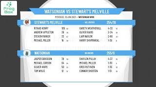 Cricket Scotland - Eastern Premier League - Watsonian v Stewart's Melville