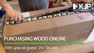 Purchasing wood online when working with limited tools