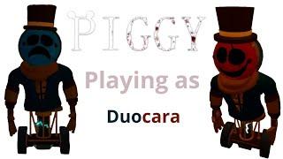 Playing as Duocara in Roblox Piggy! Duocara showcase.