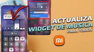 Actualiza tu WIDGET de música en el Centro de Control -Xiaomi Redmi Note y Poco