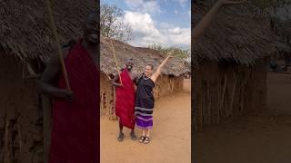Greetings from the bush  #masai #bushlife #tanzania #africa #mixedcouple #couple