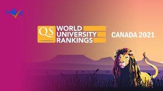 TOP 10 UNIVERSITIES IN CANADA BY QS WORLD UNIVERSITY RANKING 2021 #QSWUR #TopUniversity #Canada