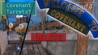 HOW TO: REMOVE COVENANT TURRETS IN 2024! (Fallout 4 Covenant Turret Removal)