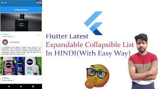 How To Create Collapsible List | Expandable List In Flutter 2022 Expansion Tile Flutter Tutorial