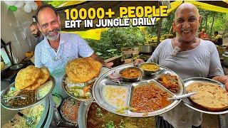 60/- ULTIMATE Indian Street Food Maza in Chandigarh Most Famous Chole Bhature, Jungle Vaishno Dhaba