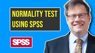 Normality test using SPSS: How to check whether data are normally distributed