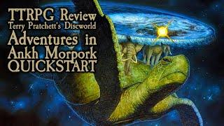 #TTRPG Review - Terry Pratchett's Discworld Adventures in Ankh Morpork Quickstart