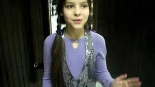 Katya Ryabova (Russia) - Junior Eurovision 2009 interview (in Russian)