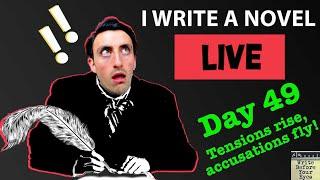 I write a novel(LIVE):DAY 49 Watch me write a novel in real-time. Lots of writing advice for authors