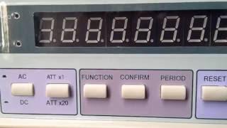 VICTOR VC3165 FREQUENCY COUNTER  DIY FRONT PANEL