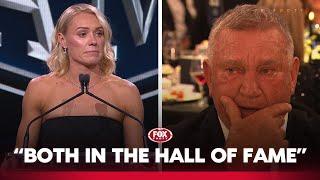 "Had to stop playing at 13" - Erin & Greg Phillips share POWERFUL moment  | Fox Footy