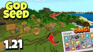 (God Seed) For Minecraft 1.21 Bedrock & Pocket Edition | Seed Minecraft 1.21 | Minecraft Seeds