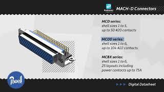 Mach-D Connectors from Positronic