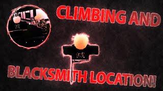 HOW TO CLIMB IN WISTERIA+BLACKSMITH LOCATION! (REQUIREMENTS+) DEMON SLAYER ROBLOX