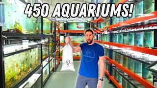 Buying 20 Fish at the Best Cichlid Store I’ve Ever Seen! (450 Tanks!)