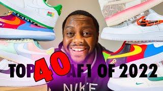 Top 40 Air Force 1's of 2022! Schopes Nike Unboxing AF1 40th Anniversary 10